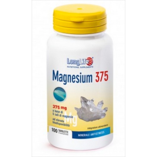 Long Life - Magnesium 375mg (tav.100)
